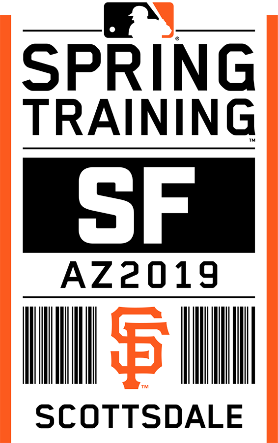 San Francisco Giants 2019 Event Logo 01 vinyl decal